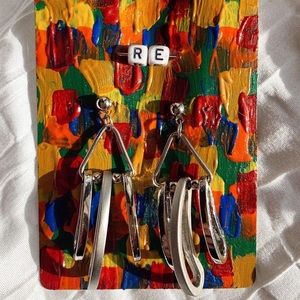 “Geometry?” Earrings